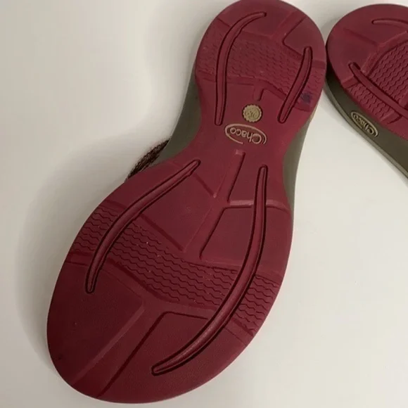 Chaco Flip Flop Pink Sandals Size 7 - Picture 2 of 7